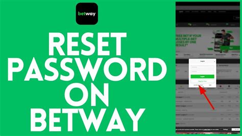 betway login password reset